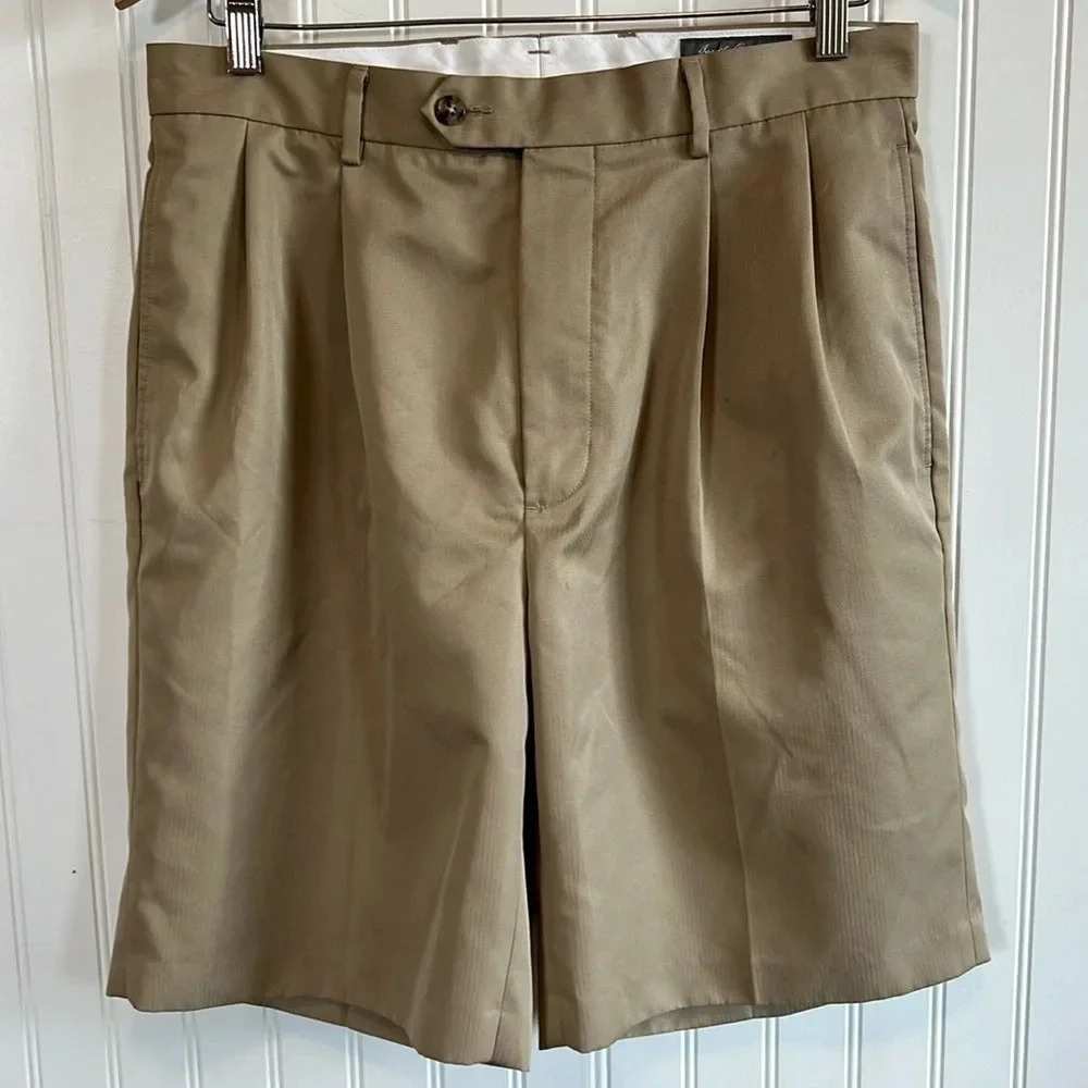Daniel Cremieux signature collection‎ short mens size 32 khaki 100% polyester